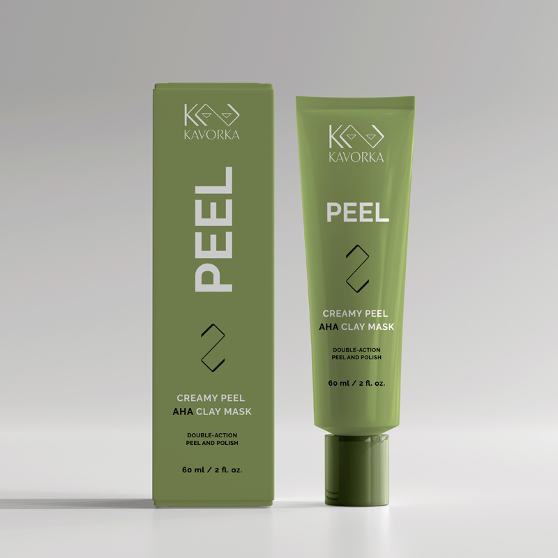 cream peel tube and packaging